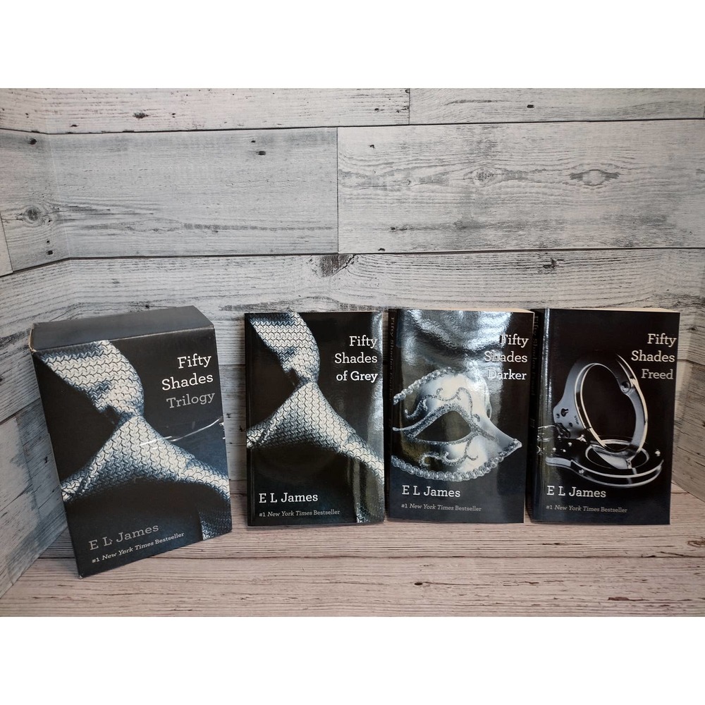 Fifty Shades of Grey Trilogy PaperBack! Book 1-3! Adult Books. Inspired Movies.